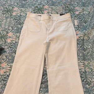 Talbots white Classic Jean Trouser